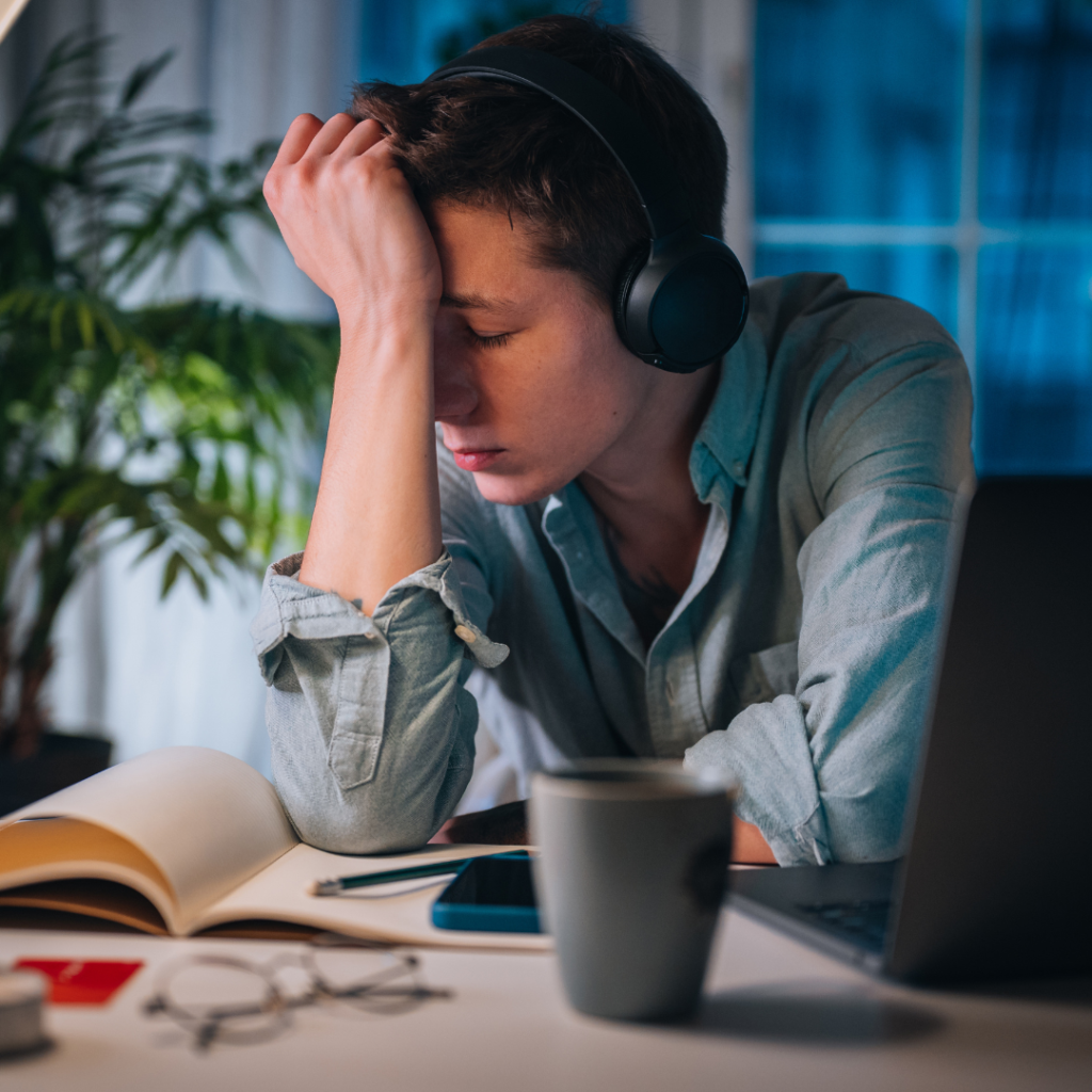 Trabajador con Síndrome de Burnout